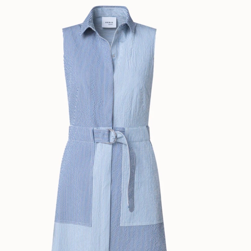 AKRIS PUNTO NWT 2023 SEASON Seersucker Dress